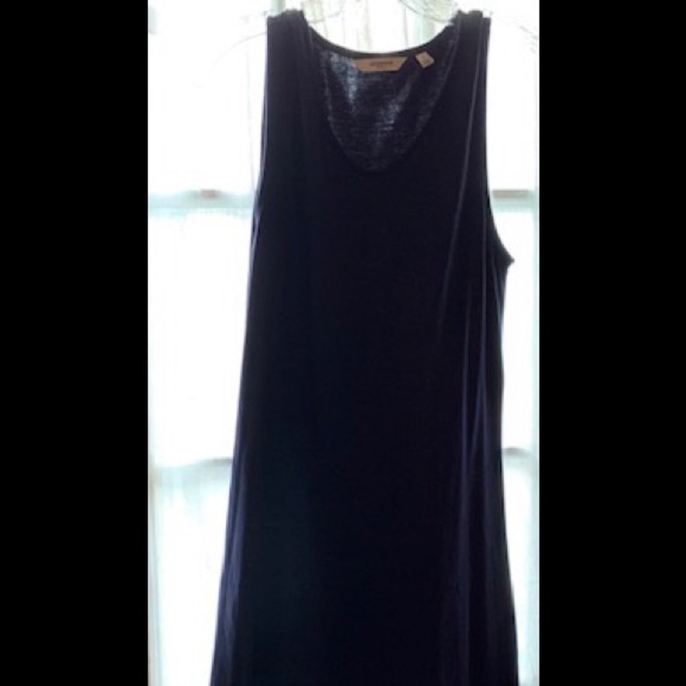 Navy blue maxi dress